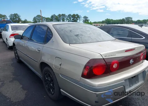 2002 Chevrolet Impala из США, поврежденный, VIN 2G1WF52E529375852